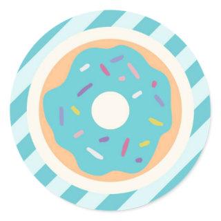 Boy's Birthday - Donut Party - Sticker 1