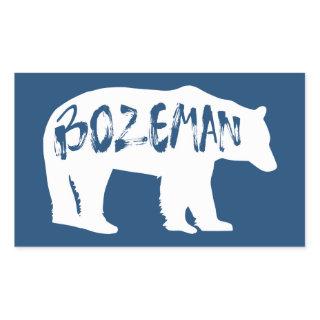 Bozeman Montana Bear Rectangular Sticker