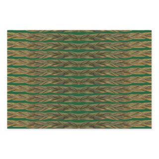 Braided Sweetgrass on a Green Background  Sheets