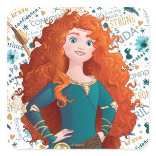 Brave Princess Square Sticker