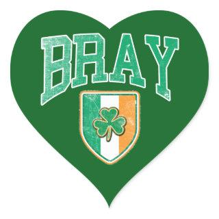 BRAY, Ireland Heart Sticker