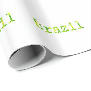 Brazil Green and Yellow Font