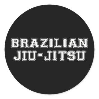 Brazilian Jiu Jitsu Classic Round Sticker