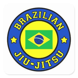 Brazilian Jiu Jitsu Square Sticker