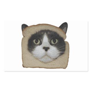 Breaded Inbread Cat Breading Rectangular Sticker