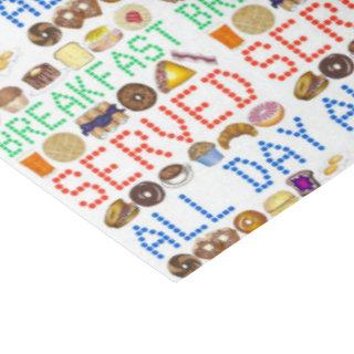 Breakfast Served All Day Neon Diner Sign Foodie Tissue Paper