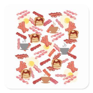 Breakfast  square sticker