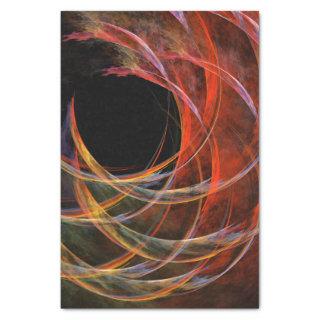 Breaking the Circle Abstract Art Tissue Paper