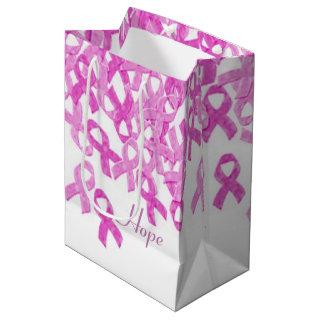 Breast Cancer Awareness Pink Velvet Ribbon Bag 2