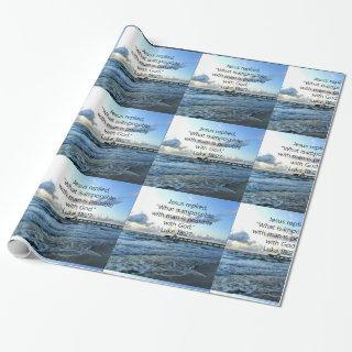 BREATHTAKING LUKE 18:27 OCEAN PHOTO DESIGN