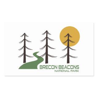 Brecon Beacons National Park Trail Rectangular Sticker