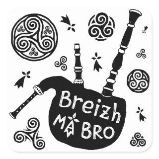Breizh ma Bro Square Sticker
