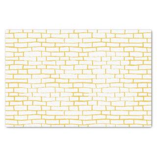 Brick Road - transparent & Yellow Tissue Paper