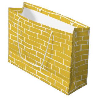 Brick Road - Yellow & transparent Large Gift Bag
