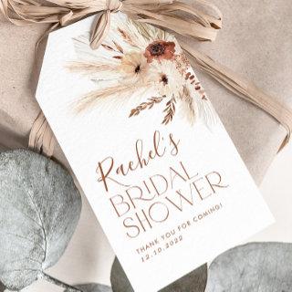 Bridal Shower Boho Floral Gift Tags for Favors