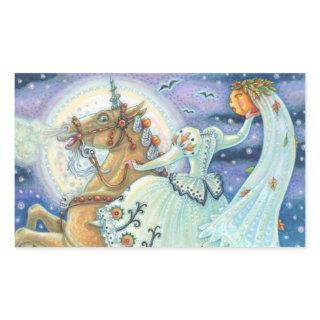 BRIDE OF SLEEPY HOLLOW, UNICORN STICKERS SHEET Rec