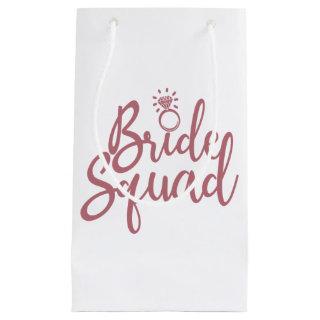 Bride Squad - Bachelorette Party Bridal Wedding Small Gift Bag