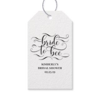 Bride To Bee Bridal Shower Gift Tags