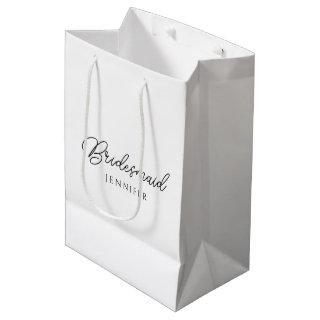 Bridesmaid Name Template Womens Customizable Medium Gift Bag
