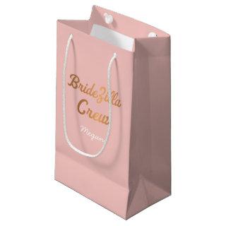 Bridezilla crew rose gold survival kit bags