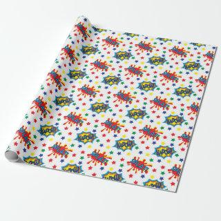 Bright and Bold Superhero Pattern