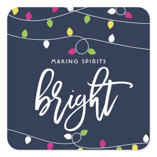Bright and Colorful Christmas Lights Sticker
