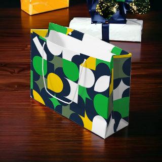 Bright Bauhaus Shape Large Gift Bag