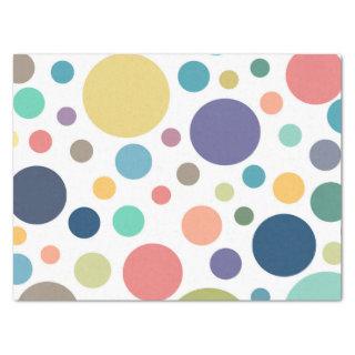 Bright Colorful Polka Dots Tissue Paper