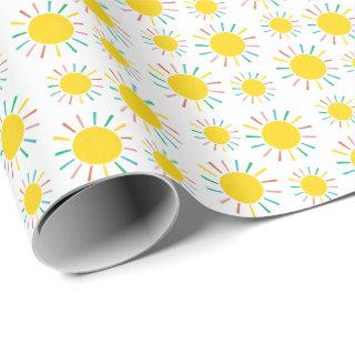 Bright Colorful Sun Kids Birthday