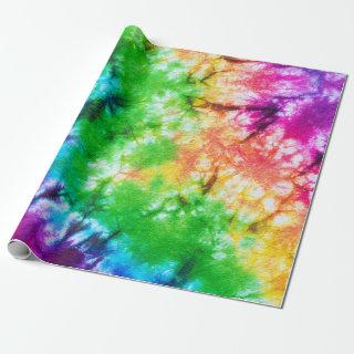 bright happy colorful groovy tie dye