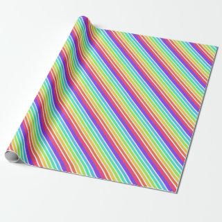 Bright rainbow stripes