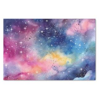 Bright Starry Night Decoupage Crafting Tissue Paper