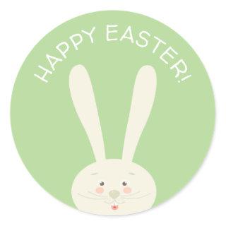 Bring a basket for the kids To collect eggs Easter Classic Round Sticker