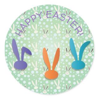 Bring a basket for the kids To collect eggs Easter Classic Round Sticker