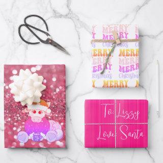 Bring Magic to Christmas with Pink Unicorn   Sheets