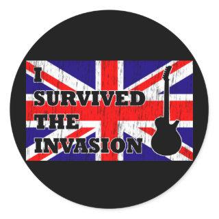 British Invasion Classic Round Sticker