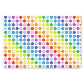 Broader Spectrum Rainbow Polka Dots Tissue Paper