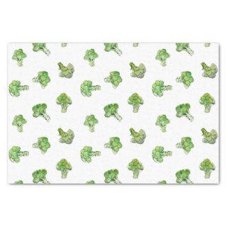 Broccoli – Scattered - Open Tissue Paper