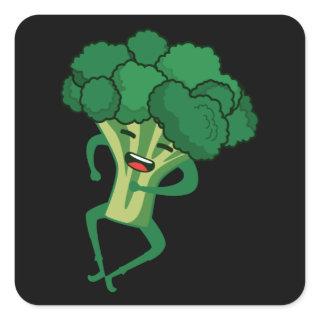 Broccoli Square Sticker