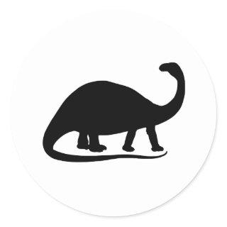 Brontosaurus Classic Round Sticker