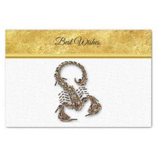 Bronze Poisonous scorpion very venomous insect Tissue Paper