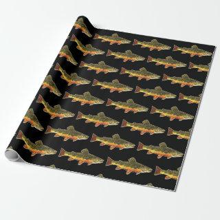 Brook Trout Fishing Ichthyology Men Women Angler's