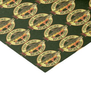 Brook Trout Fly Fishing Tissue Paper