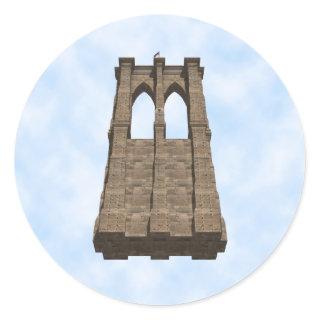 Brooklyn Bridge Pillar: 3D Model: Sticker