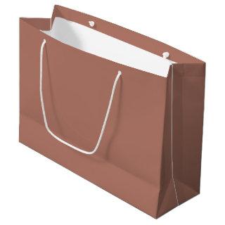 Brown Beige Mocha Hex B17868 Large Gift Bag