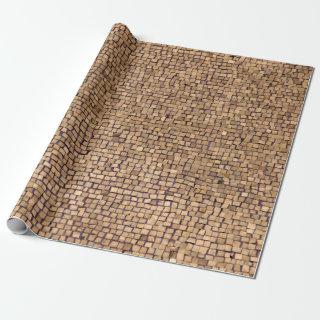 Brown brick block