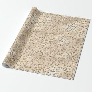 Brown Cheetah Leopard Skin Print Pattern Animal