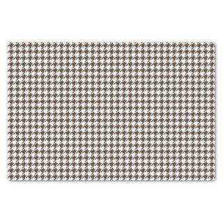 Brown Combination Houndstooth by Shirley Taylor Tissue Paper
