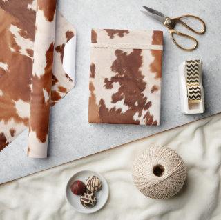 Brown Cream Cowhide Western