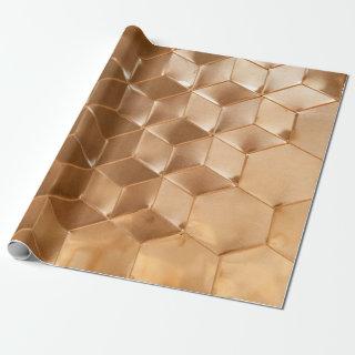 Brown honeycomb panel